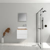 Lazio 600 White Double Draw Vanity Set