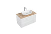 Lazio 900 White Double Draw Vanity Set
