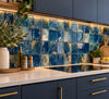 Granadella Marino cuadrado Glossy Porcelain (0.595sqm/Box)
