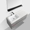 Madrid 1200 Concrete Double Drawer Vanity Set