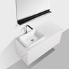 Madrid 1200 White Double Drawer Vanity Set
