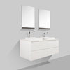 Madrid 1500 White Four Drawer Vanity Set