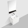 Madrid 600 White Double Drawer Vanity Set