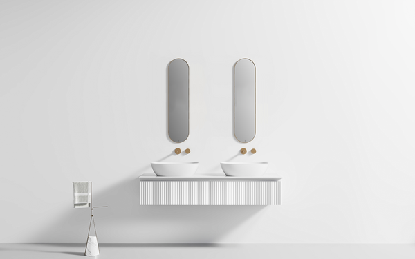 Lush Petite Mirror Gold 1200x300x30mm