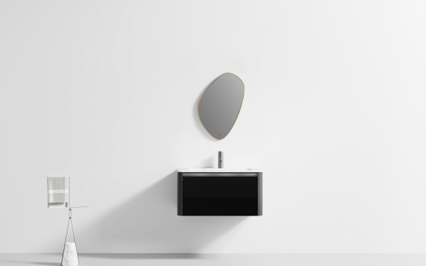 Lush Fluid Gold Mirror 690x430x30mm