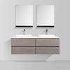 Madrid 1500 Concrete Four Drawer Vanity Set