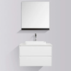 Madrid 800 White Double Drawer Vanity Set