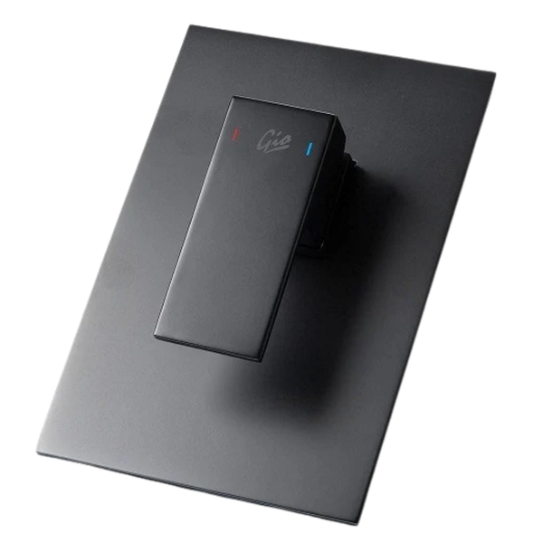 Malta Black Shower/Bath Mixer Square