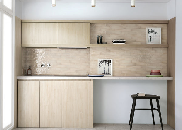 Manacor Subway Argile Beige Gloss Ceramic 65x400x9mm (1sqm/box)