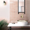 Manacor Cuadrado Blush Pink 100x100x9mm Ceramic Gloss Tiles (0.50sqm/box)