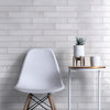 Manacor Subway White Gloss Ceramic 65X400X9mm (1Sqm/Box)