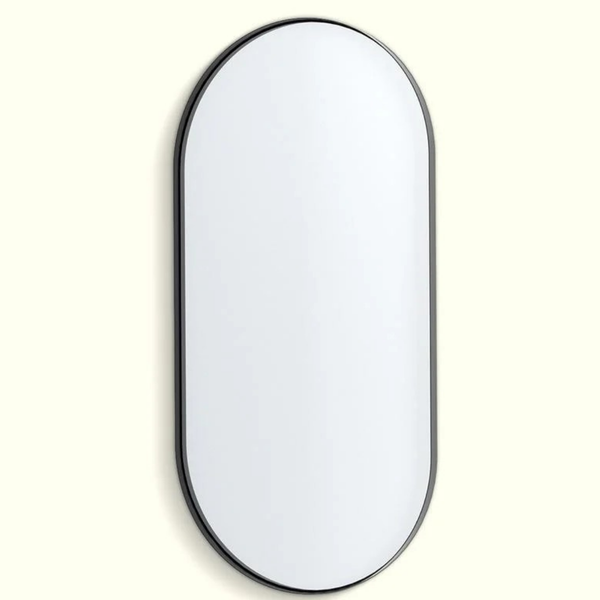 Matte Black Pill Mirror