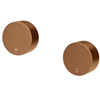 Meir Circular Wall Tap Set - Lustre Bronze
