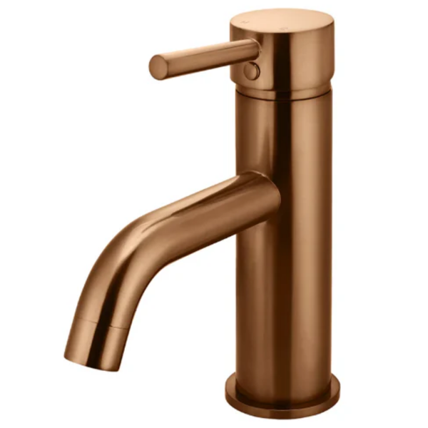 Meir Round Curved Basin Mixer - Lustre Bronze Regular price