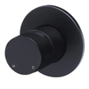 Meir Round Pinless Wall Mixer Black