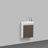 Milan 450 Gloss Grey Vanity Set