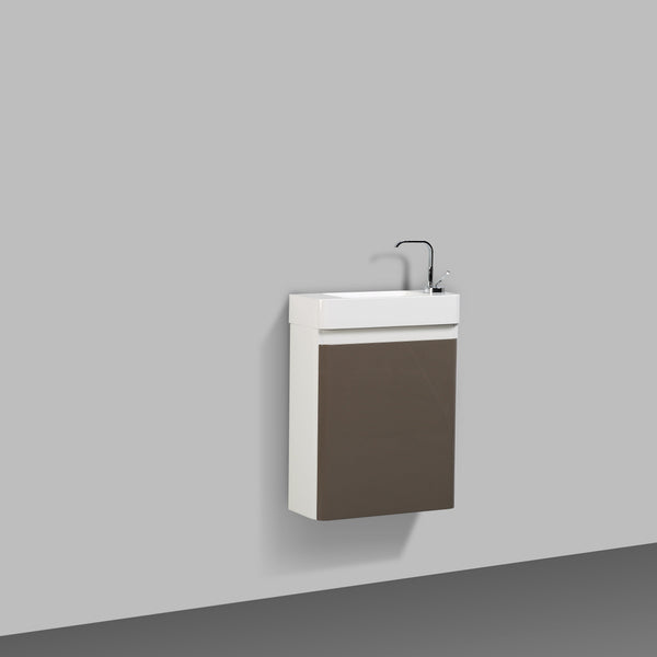 Milan 450 Gloss Grey Vanity Set