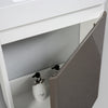 Milan 450 Gloss Grey Vanity Set