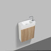 Milan 450 White Oak Vanity Set