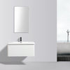Milan 900 Single White Vanity Set