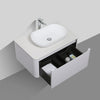 MONZA 800 WHITE VANITY SET