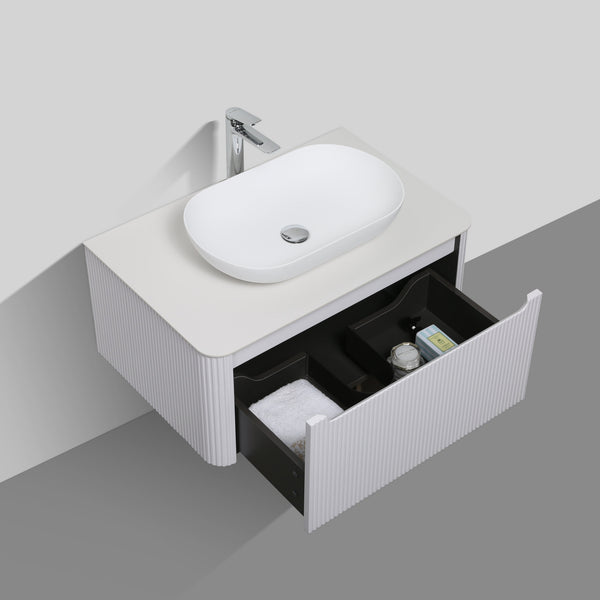 MONZA 800 WHITE VANITY SET