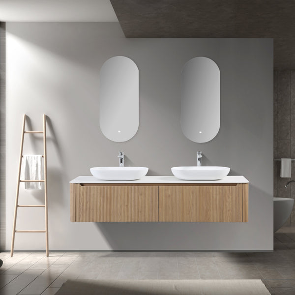 MONZA 1600 Y.OAK VANITY SET