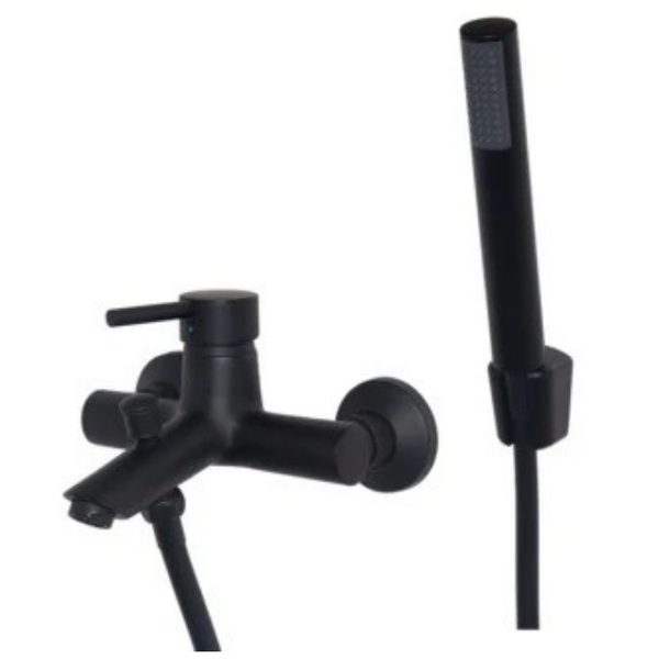 Moon Black Bath Mixer W/T std offset Regular price