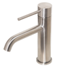 Neo Brushed Stainless Steel Short Basin Mixer