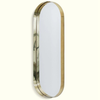 Polished Brass LED Backlit Pill Mirror