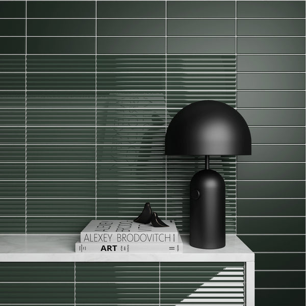 Praia Laurel Green 50x200x9mm Ceramic Gloss Tiles (0.38sqm/box)