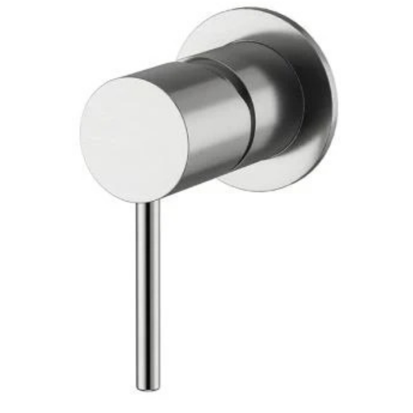 Round Concealed Mixer Finish Set Stainless Steel