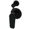 Round Paddle Diverter Mixer Black