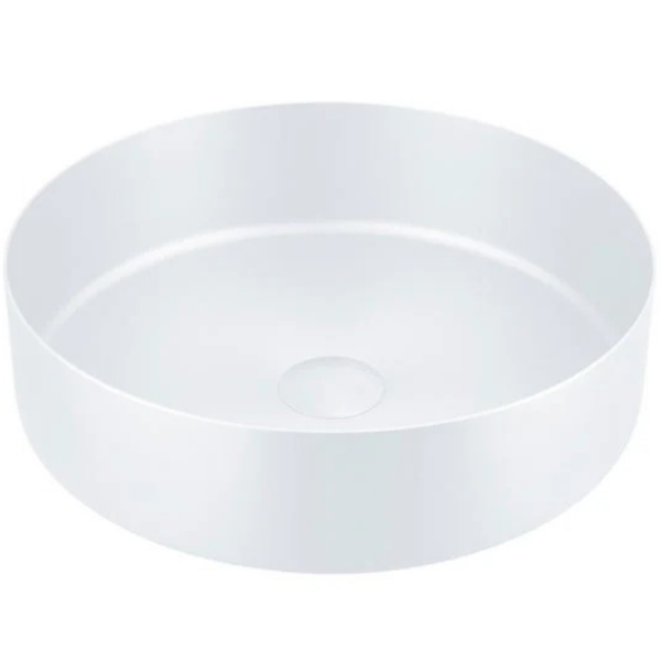 Round Surface Mounted Basin Matte White