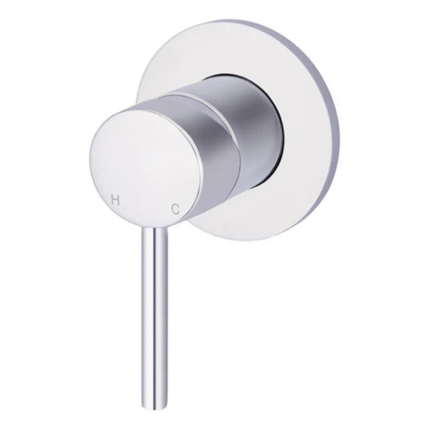 Round Wall Mixer - Chrome
