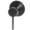 Round Wall Mixer - Matte Black