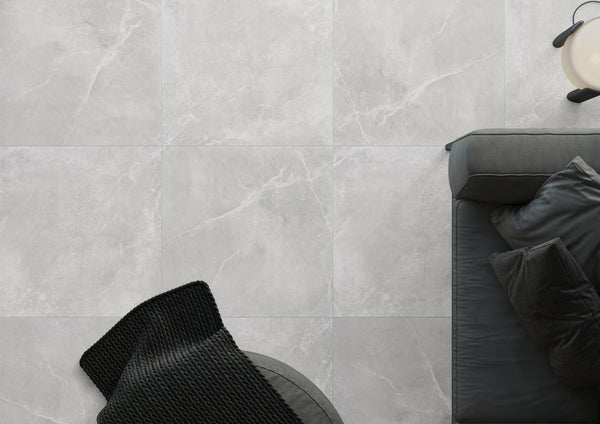 STONEMOOD WHITE 597X597x8mm Porcelain Colour Body (1.43sqm/box)