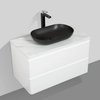 Santorini 900 Black Basin Single Draw Vanity