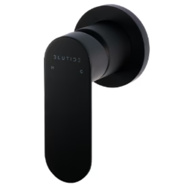 Satin Black Concealed Mixer Trim Kit