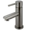 Short Basin Mixer Straight Spout Gun Metal