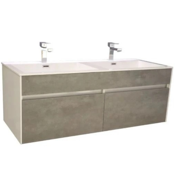 Simplicity 1600X480X450 Vanity & Basin- Cement