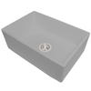 Single Butler Basin - Concrete Grey