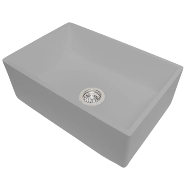 Single Butler Basin - Concrete Grey