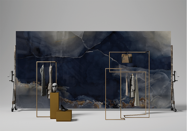 Onyx Black Full Lappato 1200x2780x6.5mm (3.336sqms/slab)