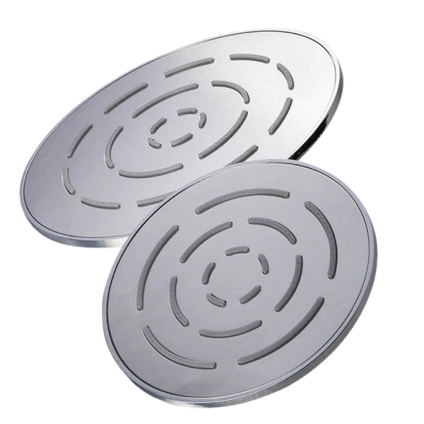 Slim Round Shower Rose Stainless Steel