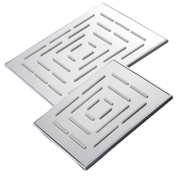 Slim Square Shower Rose Stainless Steel