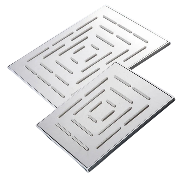 Slim Square Shower Rose Stainless Steel