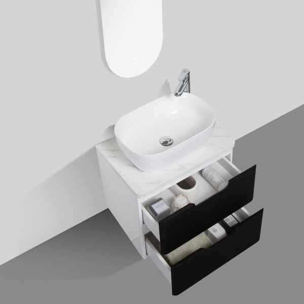 Trento 600 Carbon Black Vanity Set
