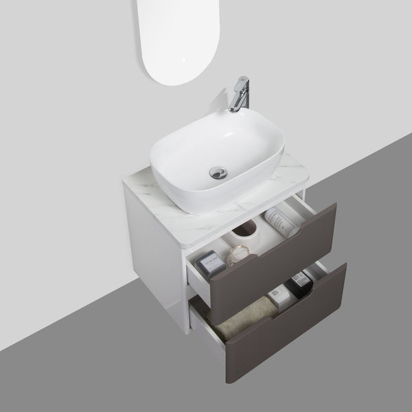 Trento 600 Mistry Grey Vanity Set