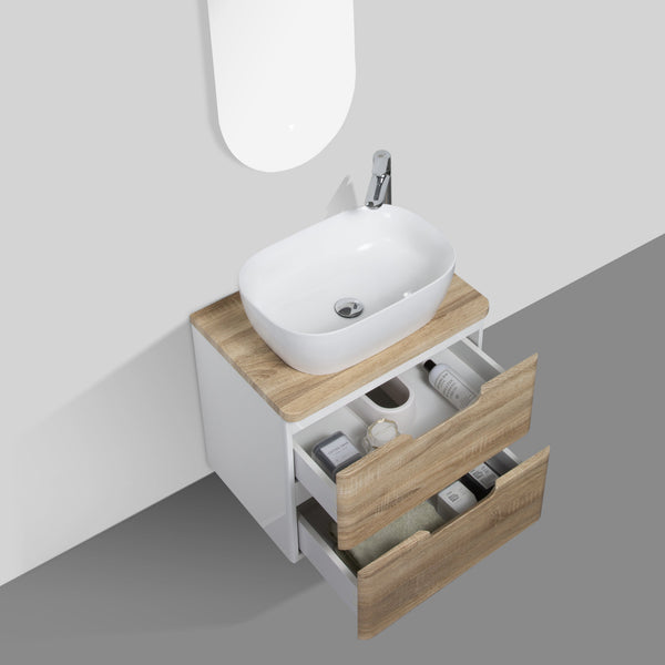 Trento 900 W.Oak Vanity Set